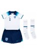 Engeland Kyle Walker #2 Babytruitje Thuis tenue Kind WK 2022 Korte Mouw (+ Korte broeken)